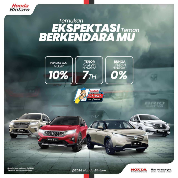Temukan Ekspektasi Berkendara - Promo Honda Juli 2024