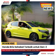 Honda Brio: Sahabat Terbaik untuk Gen-Z