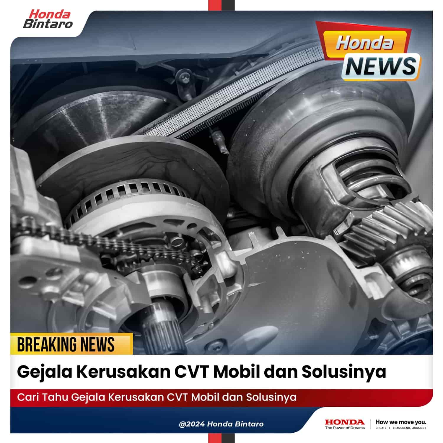 Ketahui Gejala Kerusakan Transmisi CVT dan Solusinya