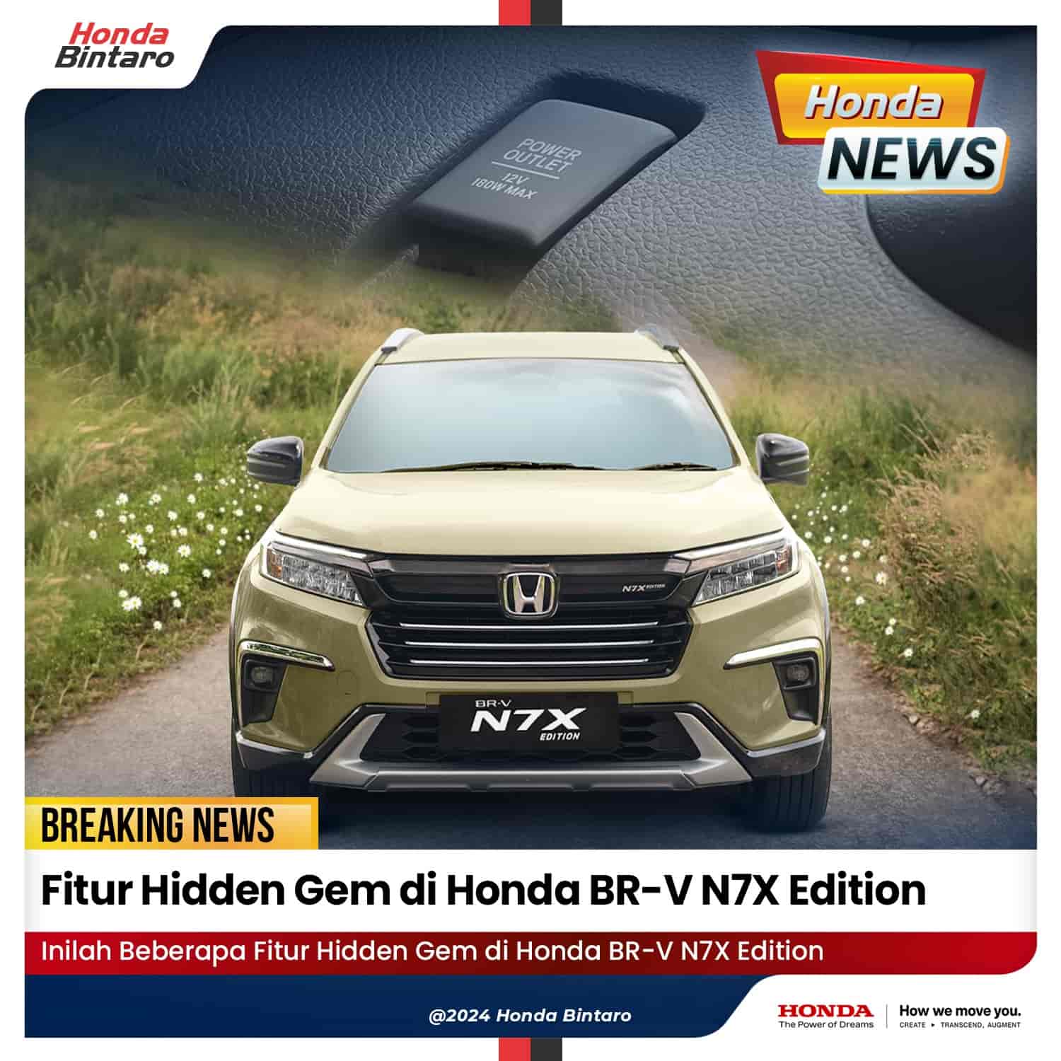 Fitur Hidden Gem di Honda BR-V N7X Edition