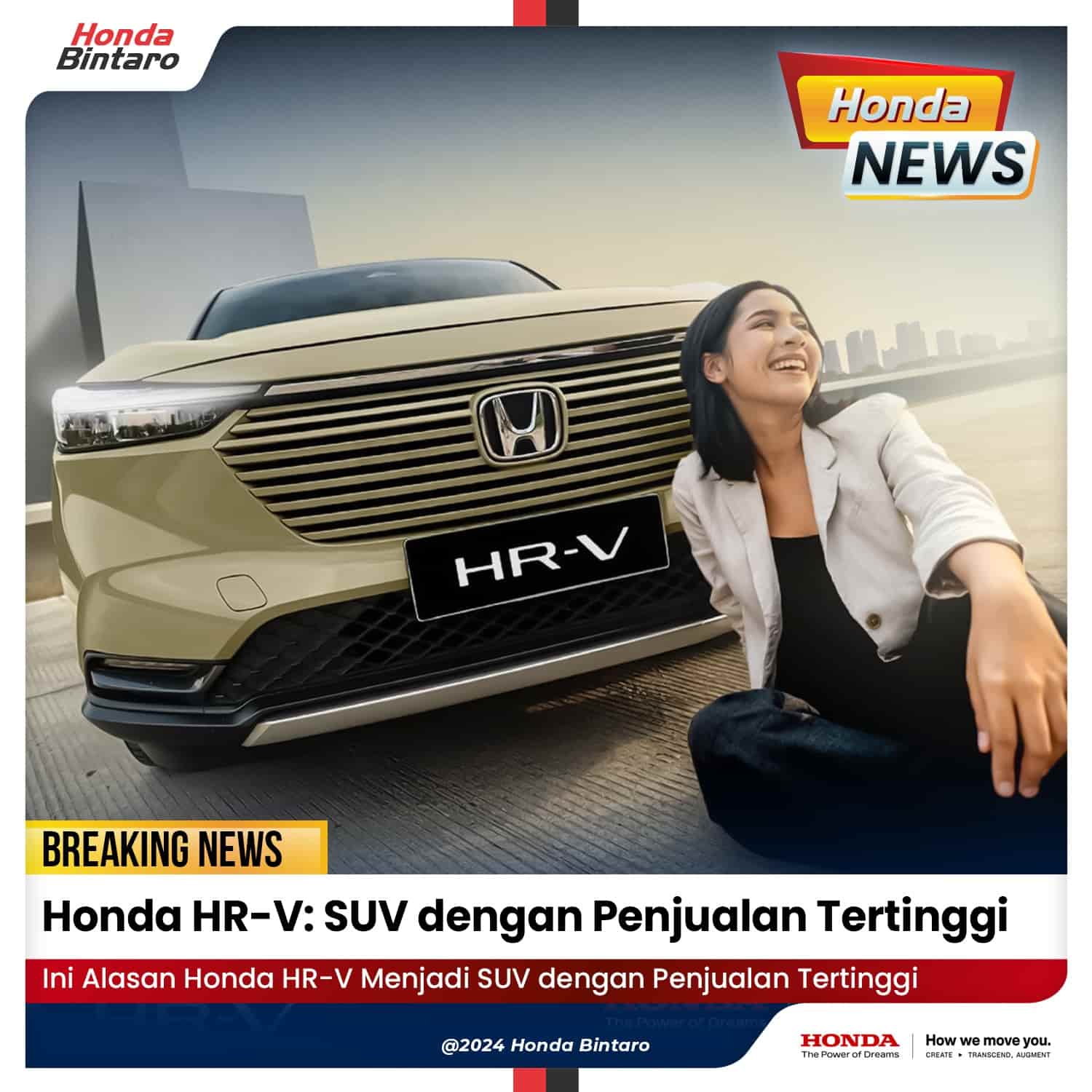 Honda HR-V: SUV dengan Penjualan Tertinggi