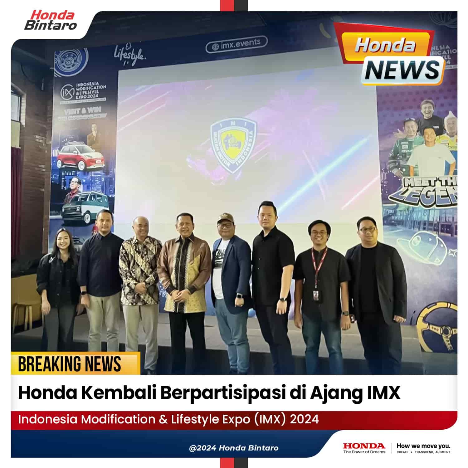Honda Kembali Berpartisipasi di IMX 2024 Honda Kembali Berpartisipasi di IMX 2024