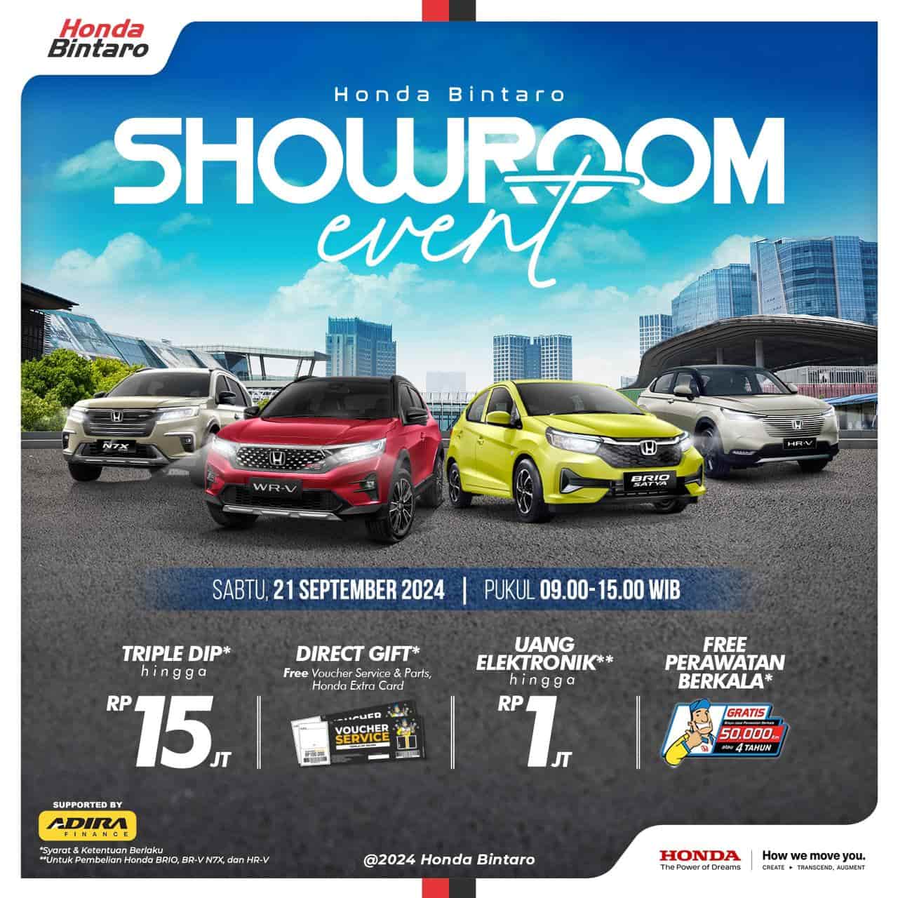 Showroom Event Honda Bintaro - 21 September 2024