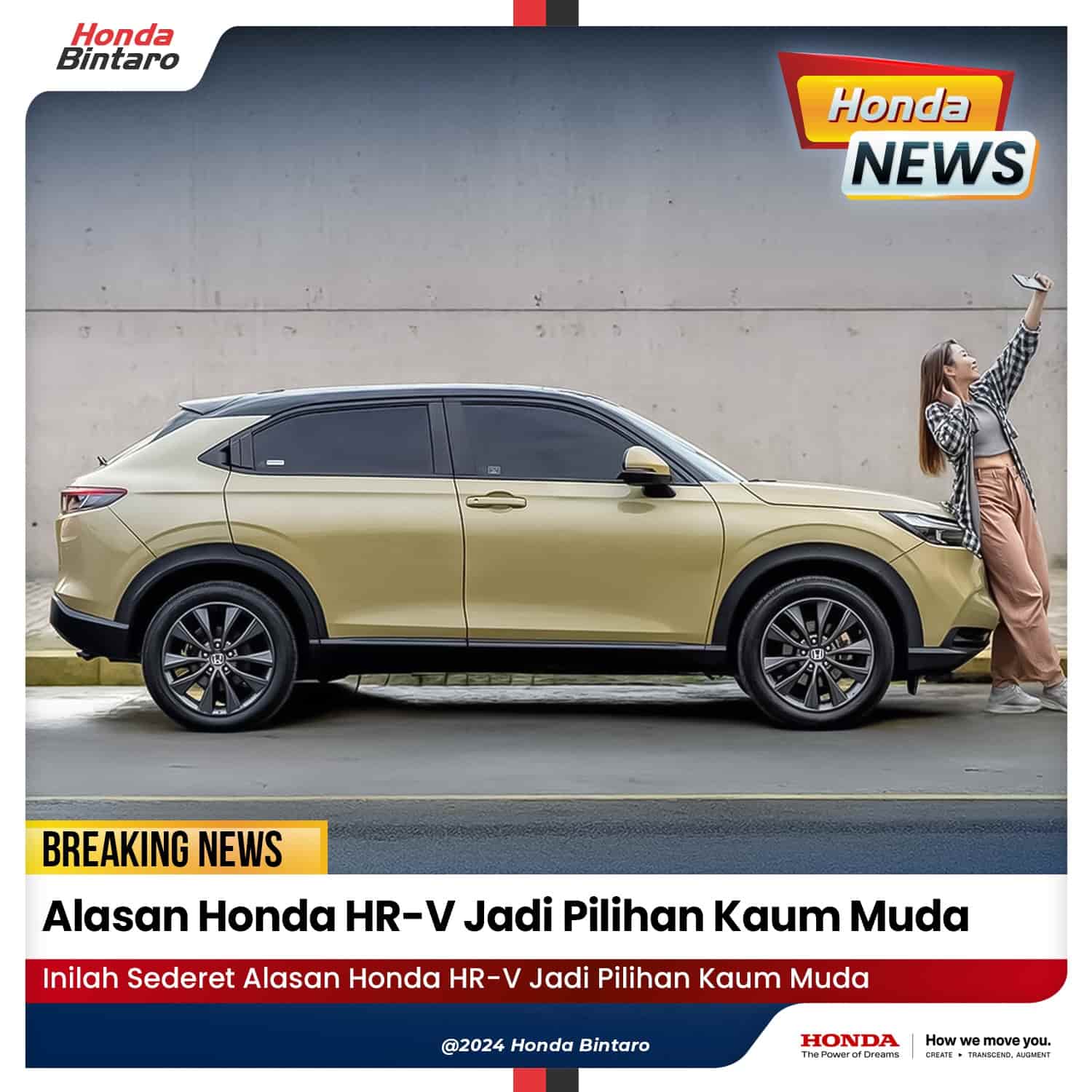 Alasan All New Honda HR-V Jadi Pilihan Kaum Muda