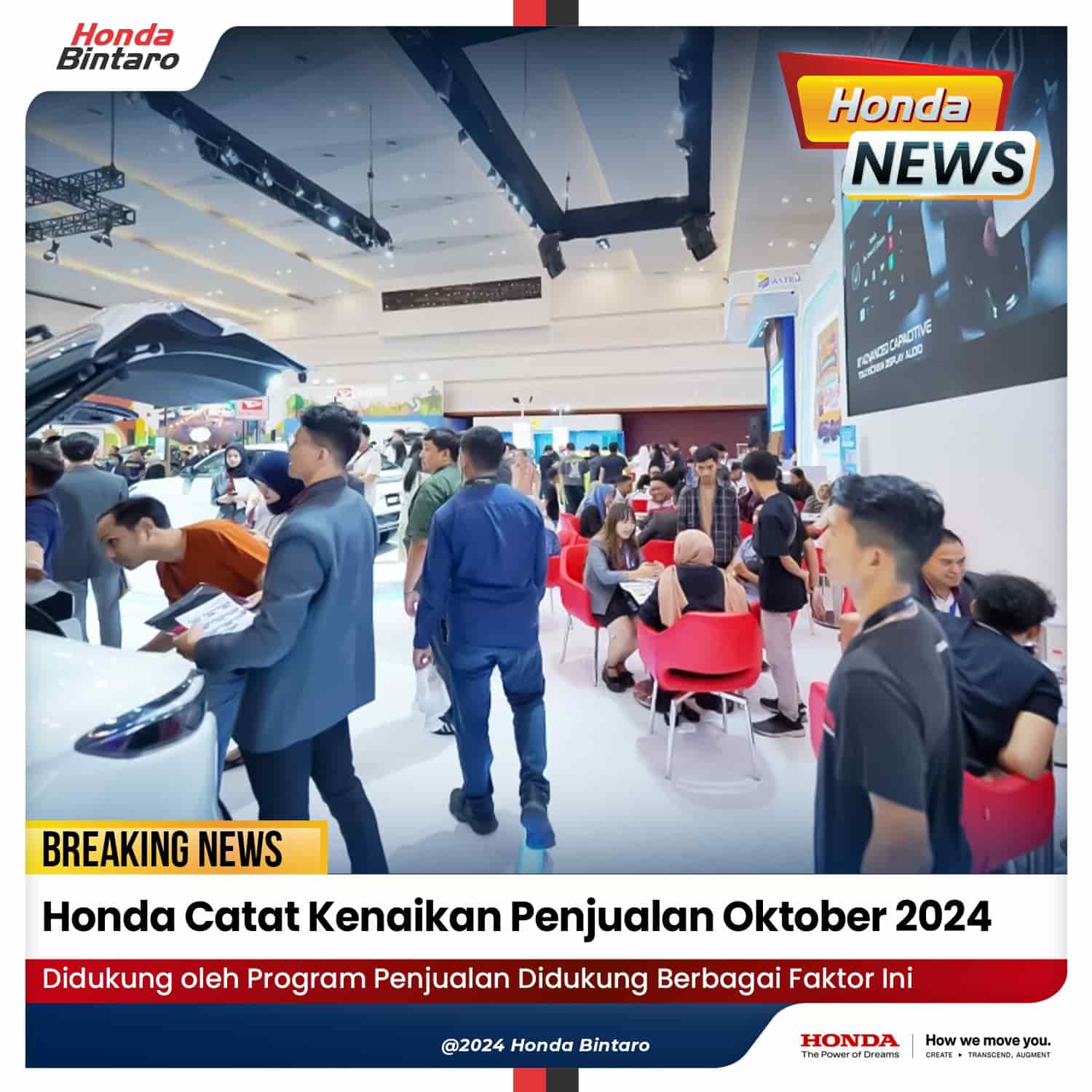 Honda Catat Kenaikan Penjualan Oktober 2024 Honda Catat Kenaikan Penjualan Oktober 2024