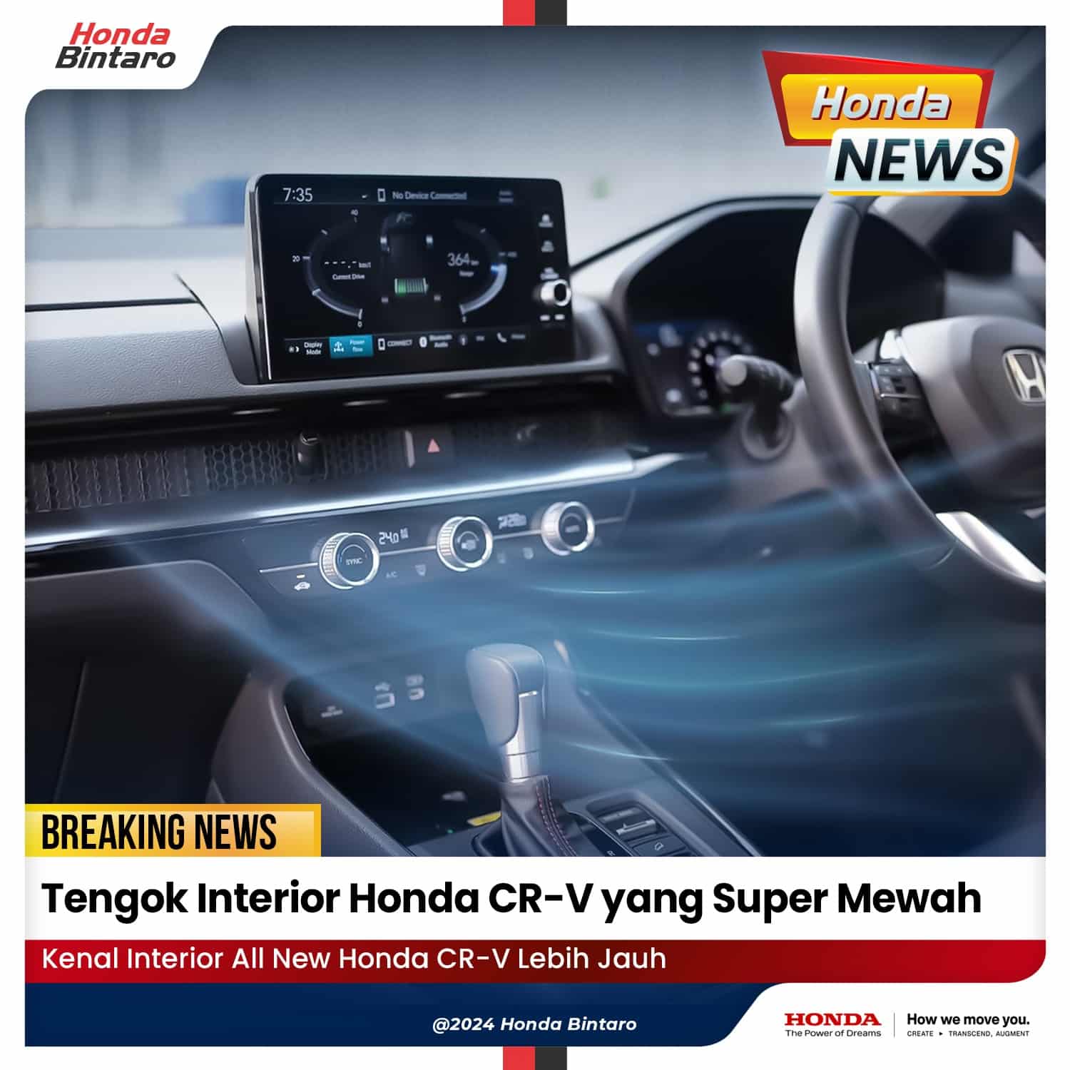 Tengok Interior Honda CR-V yang Super Mewah Tengok Interior Honda CR-V yang Super Mewah
