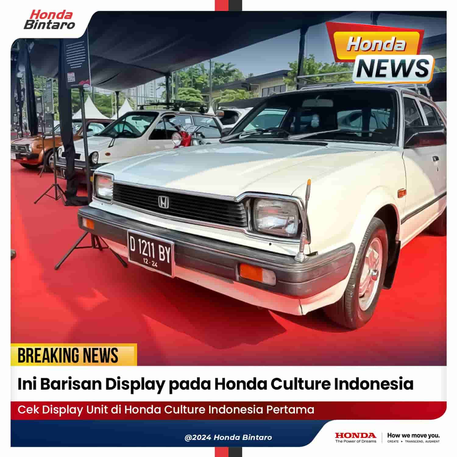 Ini Barisan Display pada Honda Culture Indonesia Ini Barisan Display pada Honda Culture Indonesia