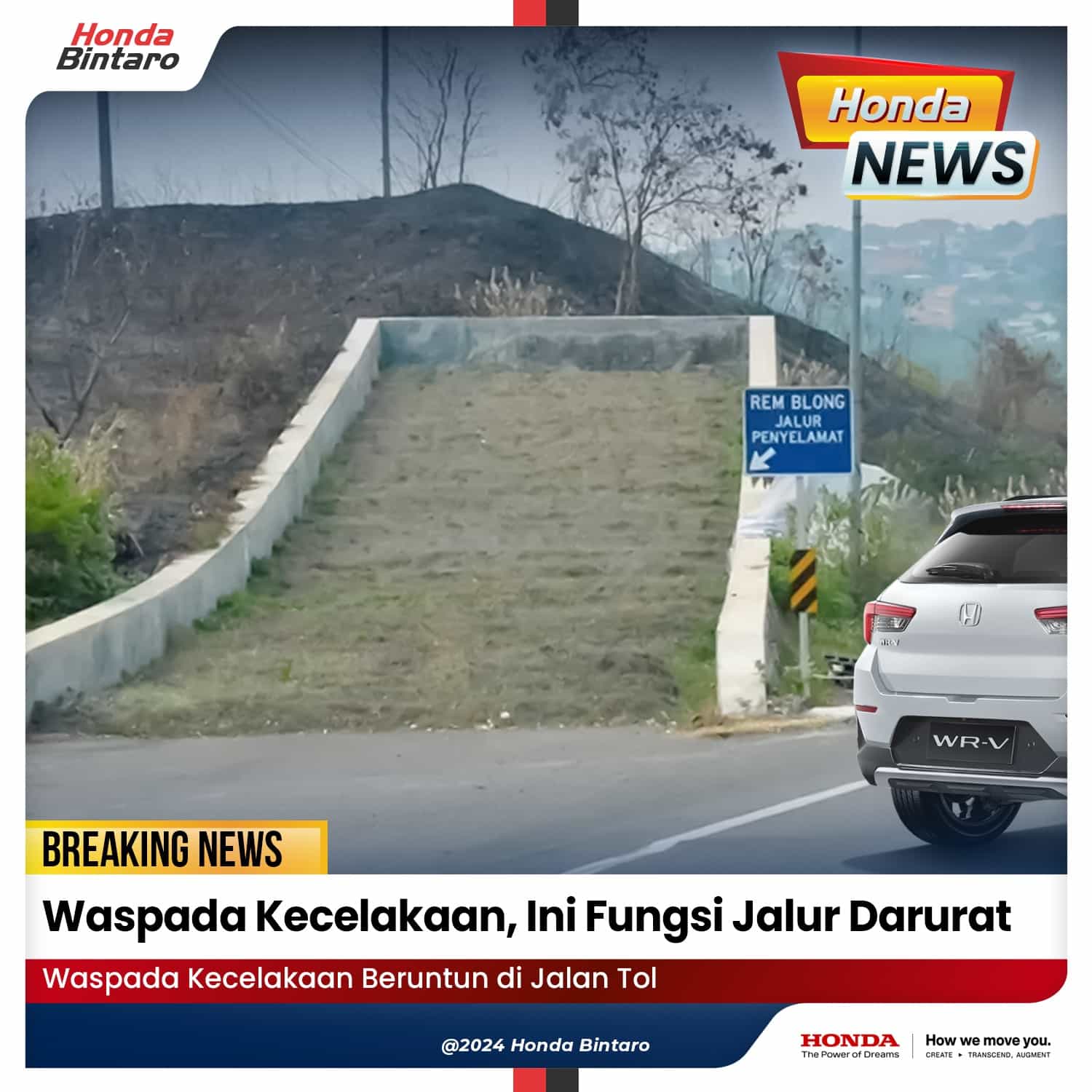 Waspada Kecelakaan, Ini Fungsi Jalur Darurat