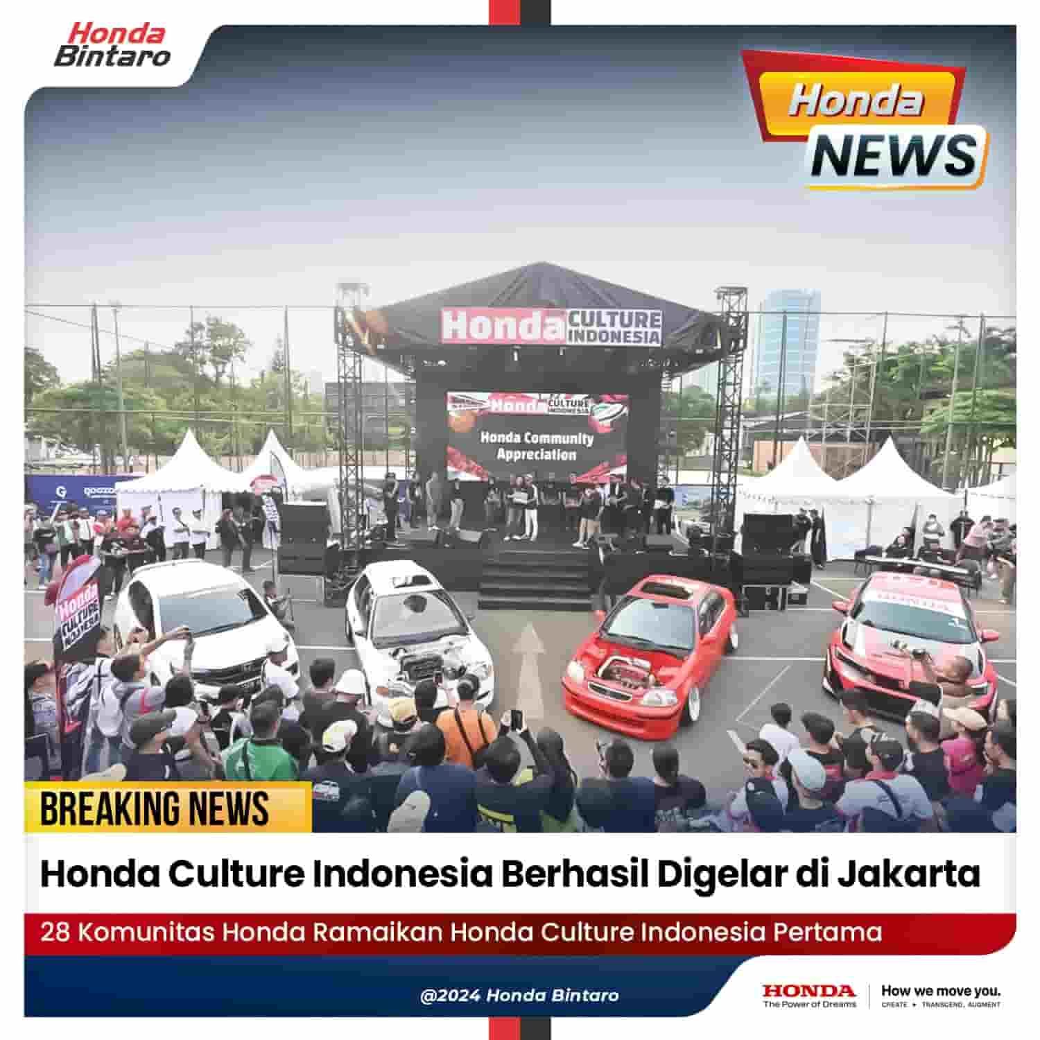 Honda Culture Indonesia Berhasil Digelar di Jakarta Honda Culture Indonesia Berhasil Digelar di Jakarta