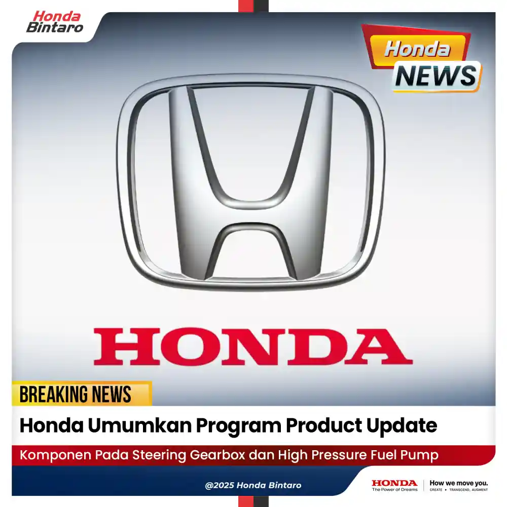 Honda Umumkan Program Product Update Honda Umumkan Program Product Update