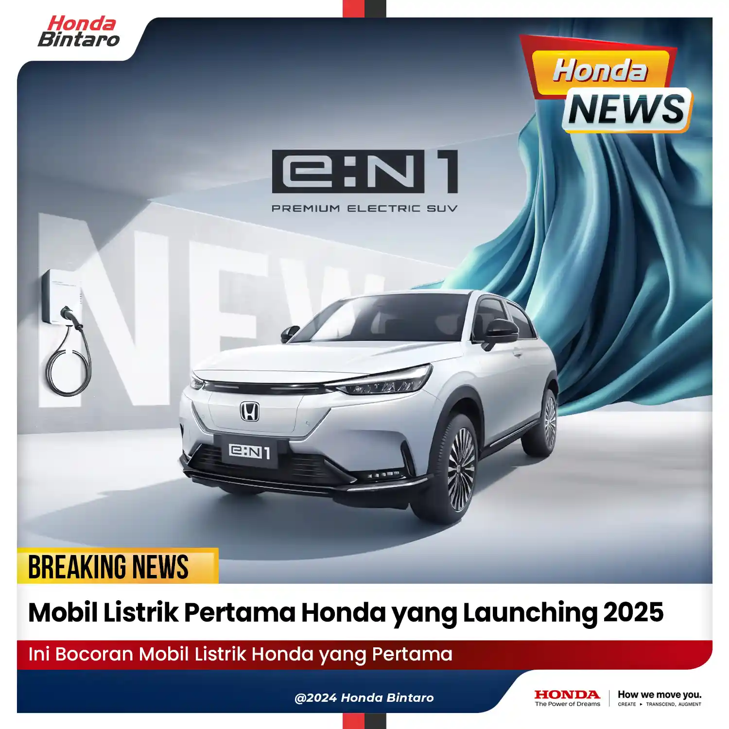Mobil Listrik Pertama Honda yang Launching 2025 Mobil Listrik Pertama Honda yang Launching 2025
