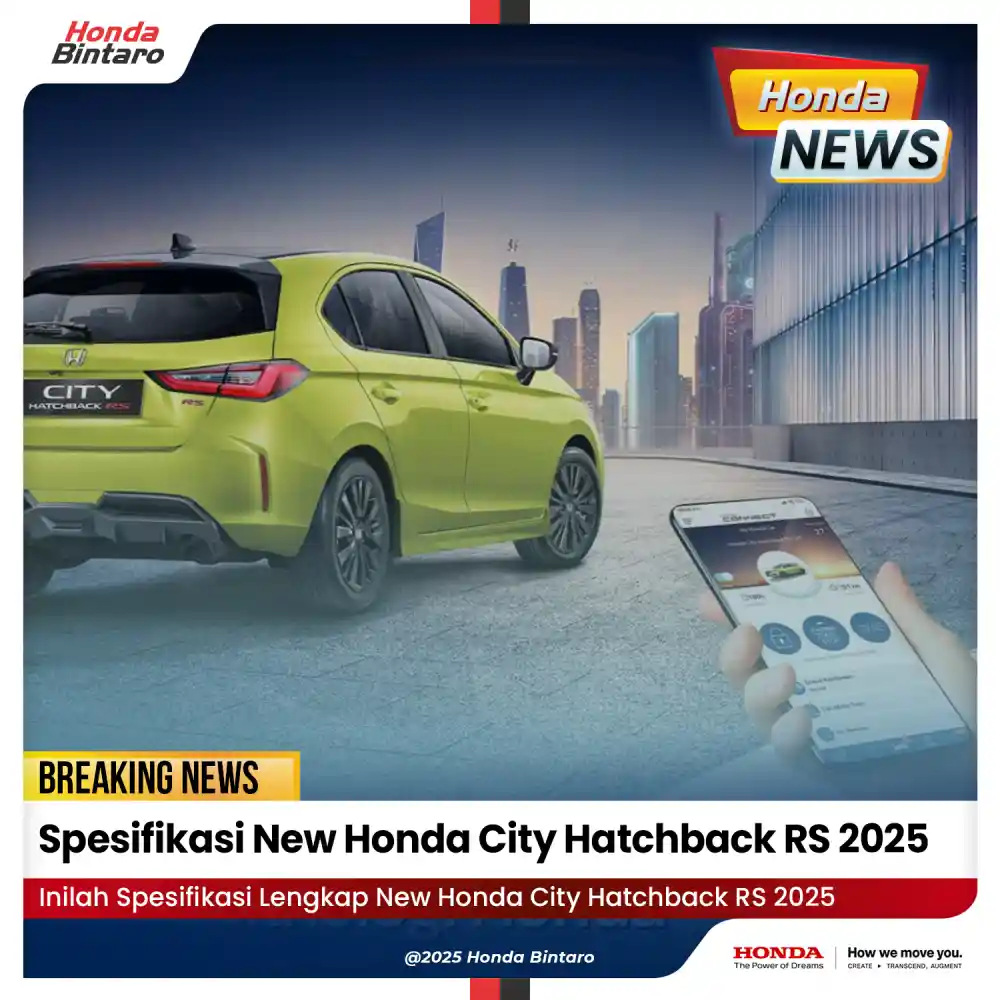 Spesifikasi New Honda City Hatchback RS 2025