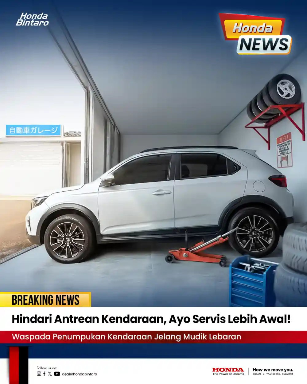 Hindari Antrean Kendaraan, Ayo Servis Lebih Awal!