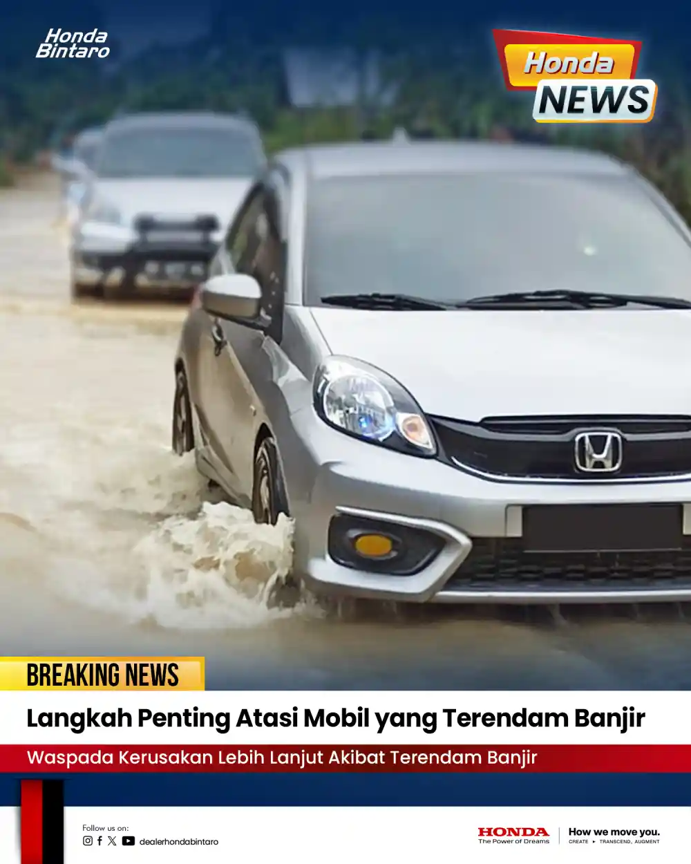 Langkah Penting Atasi Mobil yang Terendam Banjir Langkah Penting Atasi Mobil yang Terendam Banjir