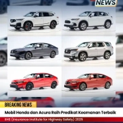 Mobil Honda dan Acura Raih Predikat Keamanan Terbaik Mobil Honda dan Acura Raih Predikat Keamanan Terbaik
