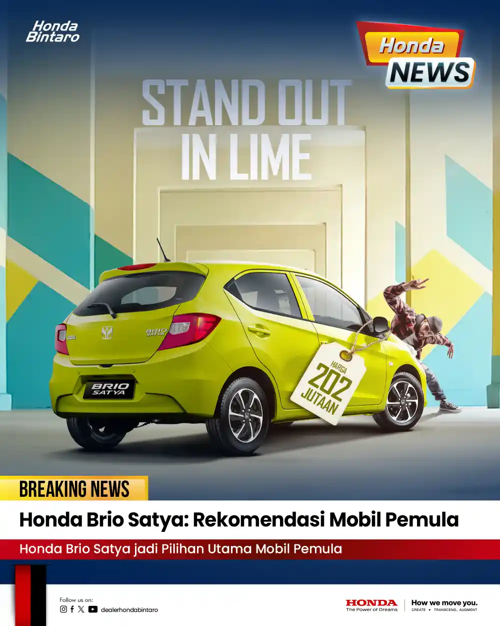Honda Brio Satya Rekomendasi Mobil Pemula Honda Brio Satya Rekomendasi Mobil Pemula