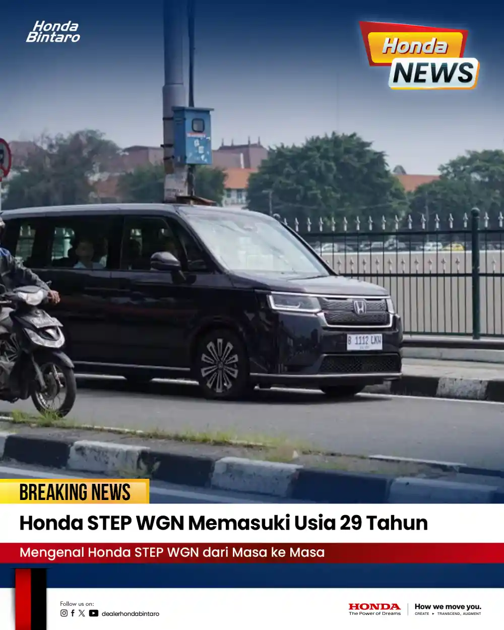 Honda STEP WGN Memasuki Usia 29 Tahun Honda STEP WGN Memasuki Usia 29 Tahun