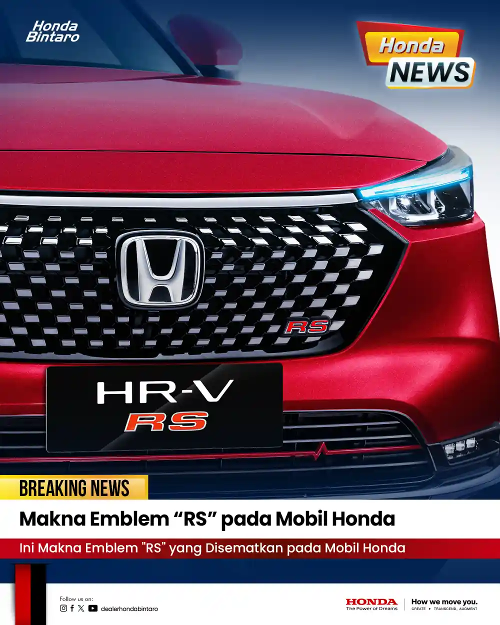 Makna Emblem “RS” pada Mobil Honda