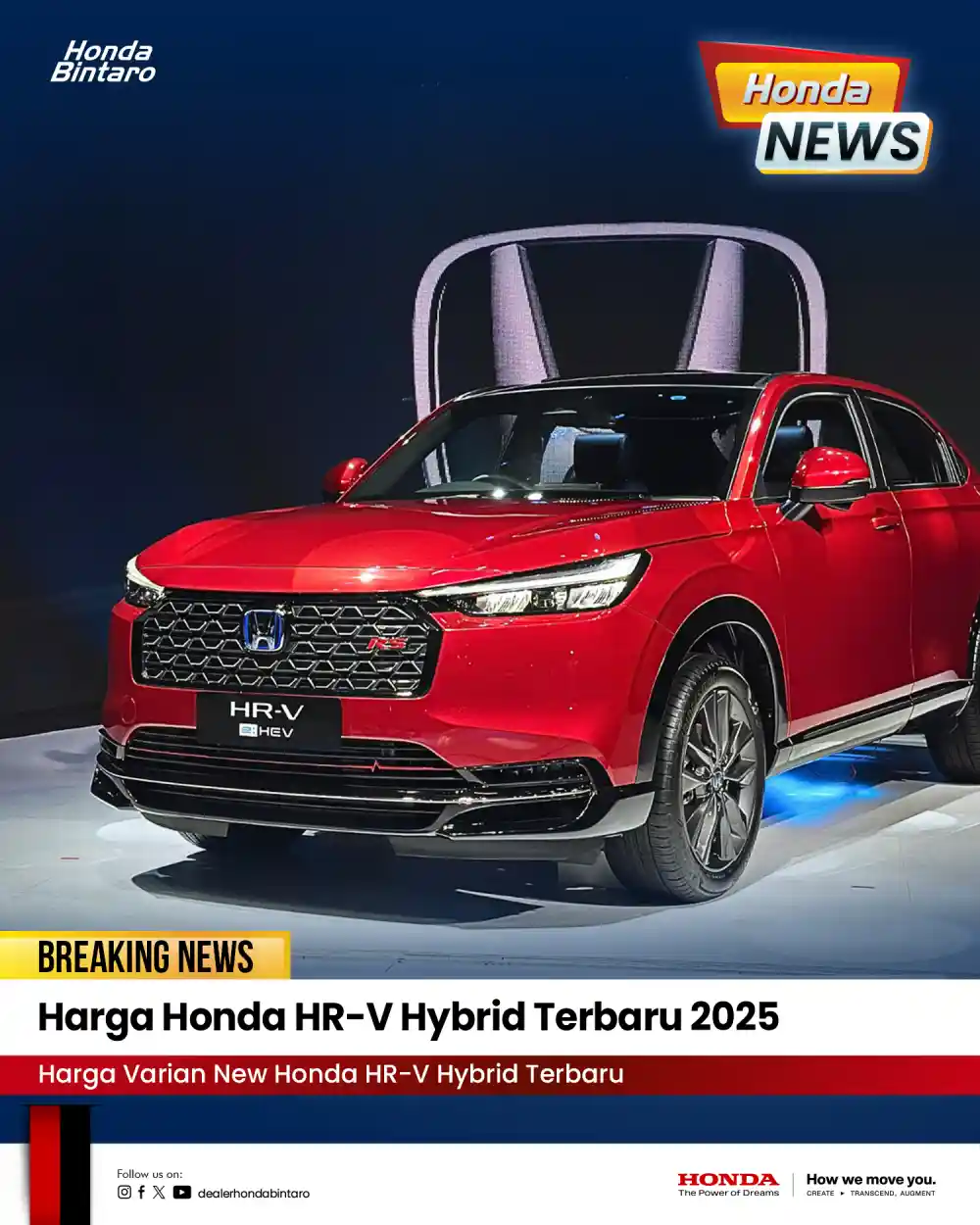Harga New Honda HR-V Hybrid Terbaru 2025