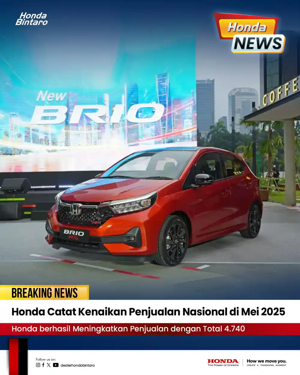 Honda Catat Kenaikan Penjualan Nasional di Mei 2025 Honda Catat Kenaikan Penjualan Nasional di Mei 2025