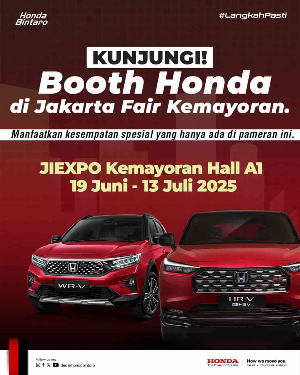 Honda Hadirkan HR-V Hybrid di Jakarta Fair Kemayoran 2025