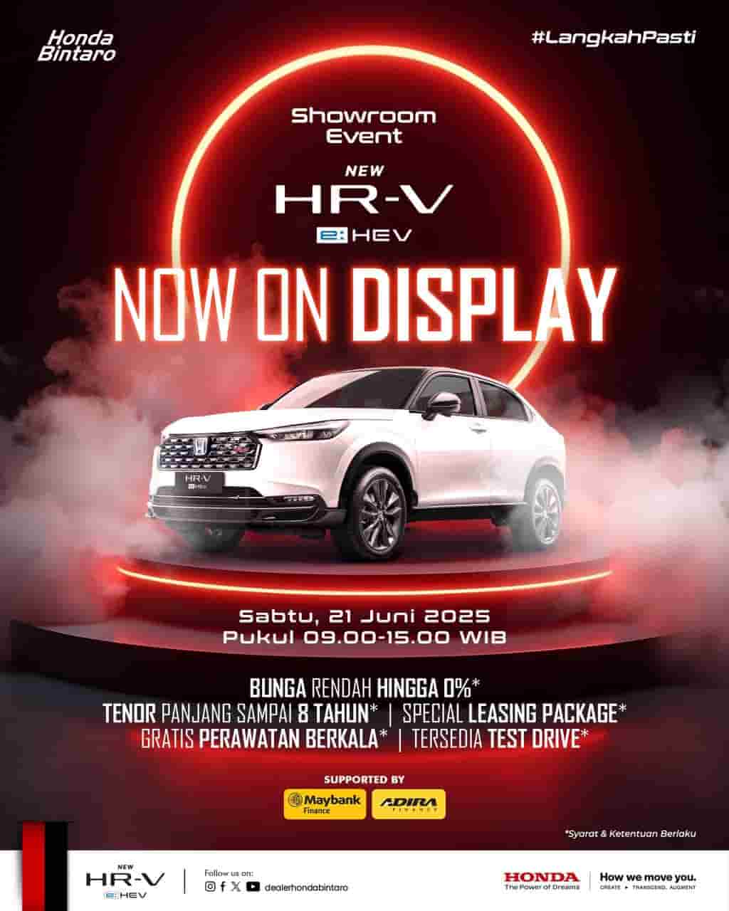 New Honda HR-V RS eHEV Kini Hadir di Honda Bintaro