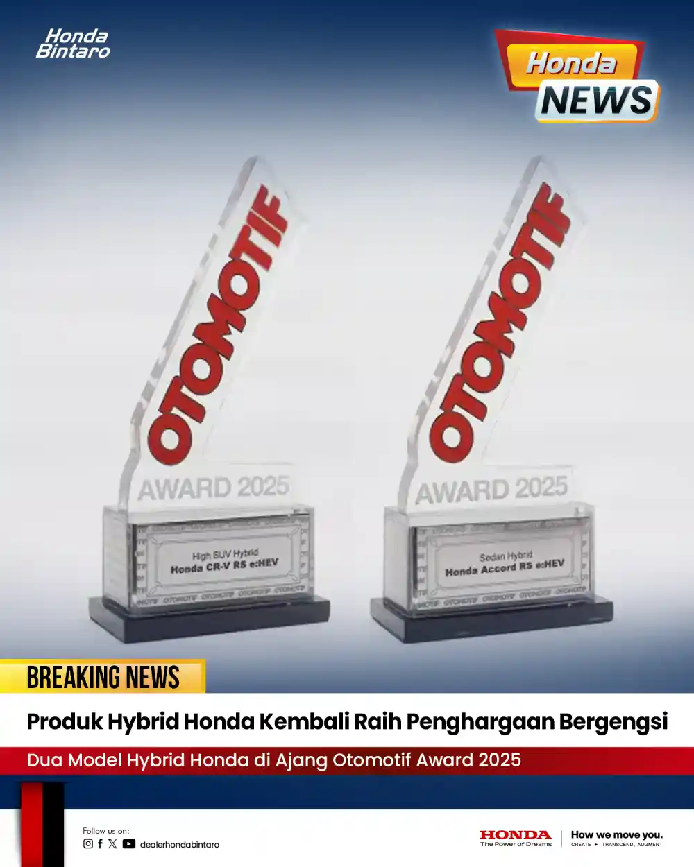 Produk Hybrid Honda Kembali Raih Penghargaan Bergengsi Produk Hybrid Honda Kembali Raih Penghargaan Bergengsi