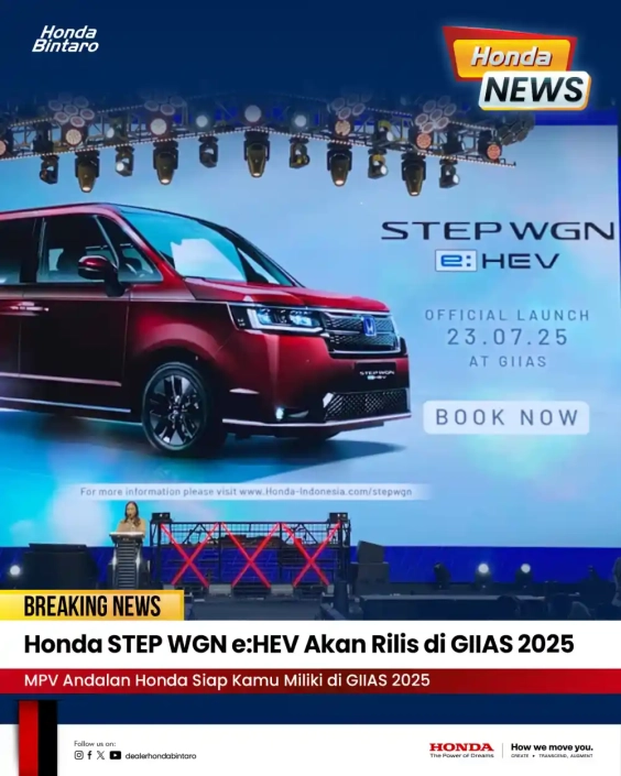 Honda STEP WGN eHEV Akan Rilis di GIIAS 2025 Honda STEP WGN eHEV Akan Rilis di GIIAS 2025