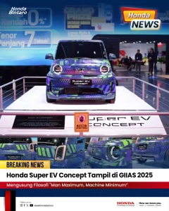 Honda Super EV Concept Tampil di GIIAS 2025