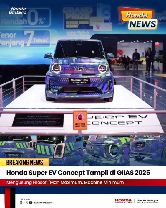 Honda Super EV Concept Tampil di GIIAS 2025 Honda Super EV Concept Tampil di GIIAS 2025