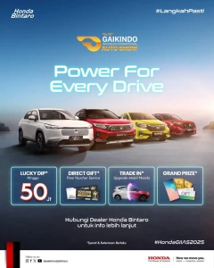 Nikmati Kemudahan Miliki Mobil Honda di GIIAS 2025