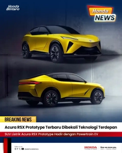 Acura RSX Prototype Terbaru Dibekali Teknologi Terdepan