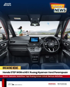 Honda STEP WGN eHEV Ruang Nyaman Versi Perempuan