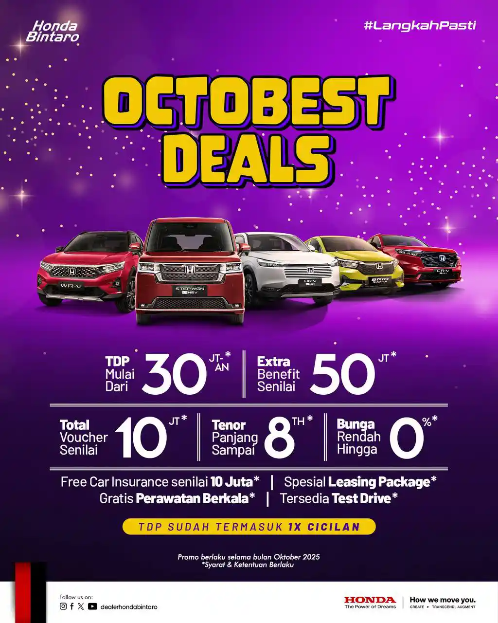 Program Spesial Octobest Deals 2025 di Honda Bintaro