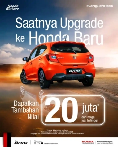 Raih Tambahan 20 Juta dengan Upgrade Honda Baru