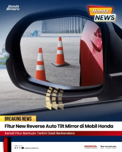 Fitur New Reverse Auto Tilt Mirror di Mobil Honda
