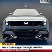 Honda 0 α Prototype Thin, Light, and Wise Honda 0 α Prototype Thin, Light, and Wise