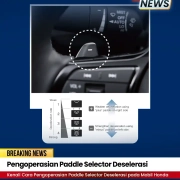 Pengoperasian Paddle Selector Deselerasi