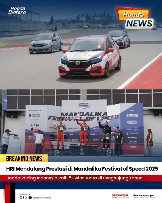 HRI Mendulang Prestasi di Mandalika Festival of Speed 2025