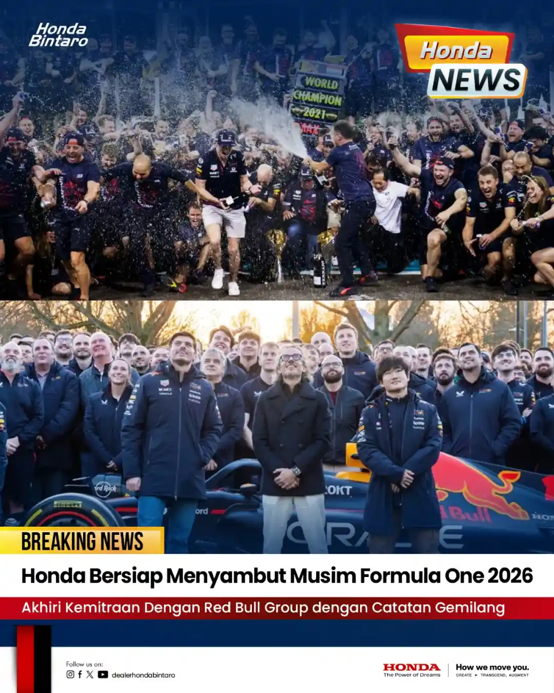 Honda Bersiap Menyambut Musim Formula One 2026