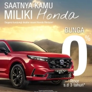Promo Honda CR-V Spesial Akhir Tahun 2025!