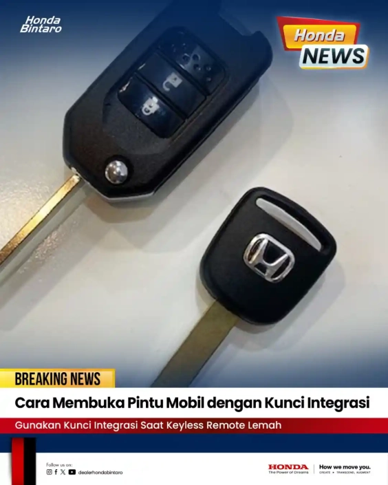 Cara Membuka Pintu Mobil dengan Kunci Integrasi