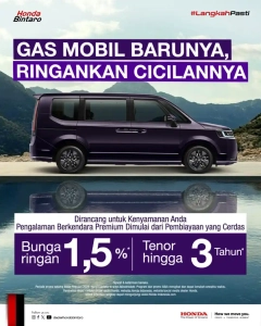 Honda STEP WGN eHEV Gas Mobil Barunya, Ringankan Cicilannya!