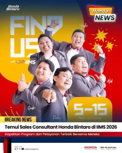 Temui Sales Consultant Honda Bintaro di IIMS 2026