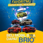 Beli Mobil Honda Favoritmu, Hadiah Honda Brio Sudah Menunggu! Beli Mobil Honda Favoritmu, Hadiah Honda Brio Sudah Menunggu!