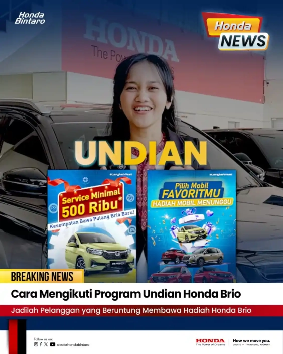 Cara Mengikuti Program Undian Honda Brio Cara Mengikuti Program Undian Honda Brio