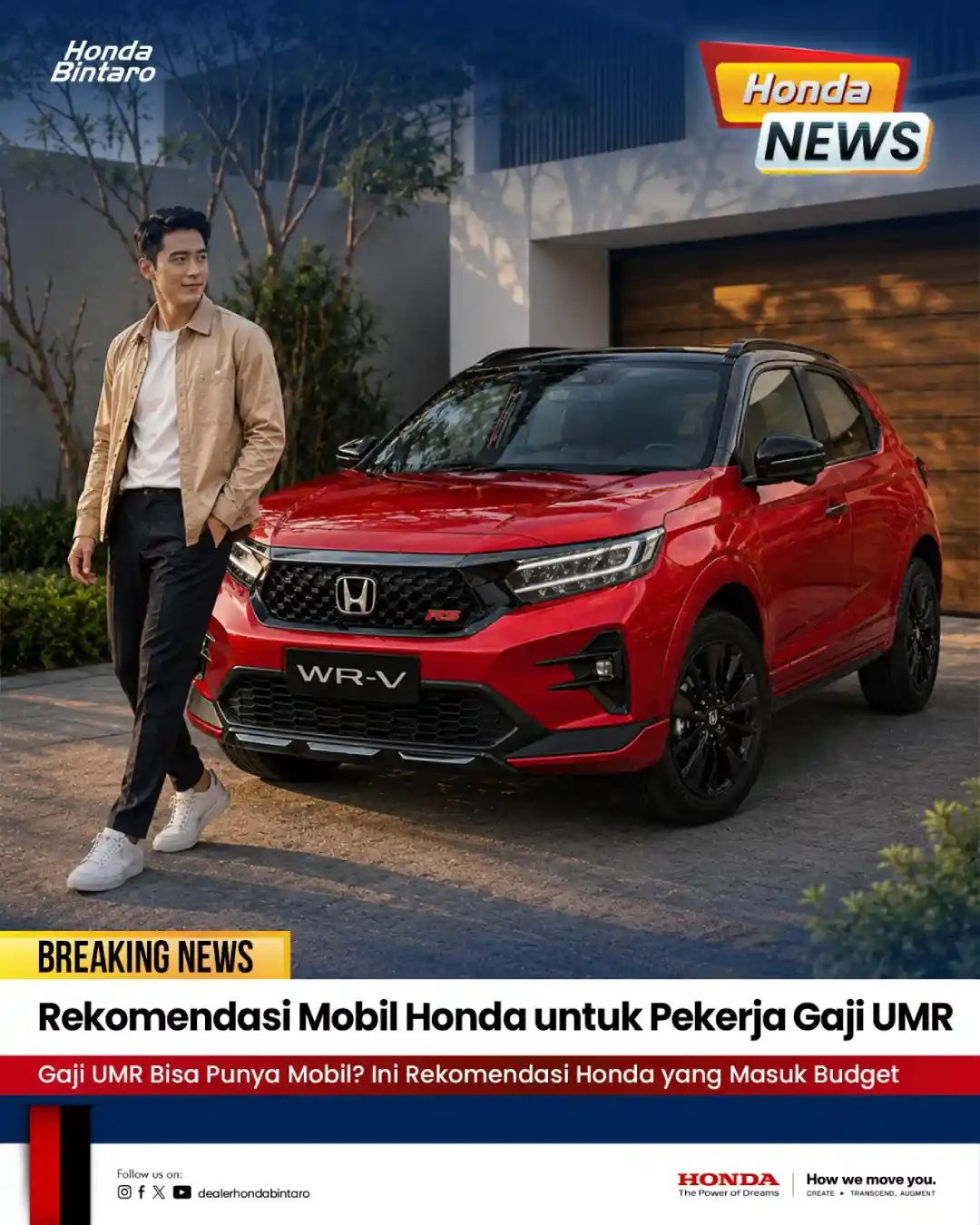 Rekomendasi Mobil Honda untuk Pekerja Gaji UMR