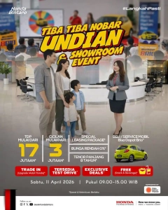 Tiba-Tiba Nobar Undian & Showroom Event di Honda Bintaro