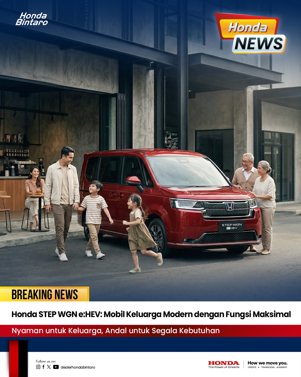 Honda STEP WGN e:HEV: Mobil Keluarga Modern dengan Fungsi Maksimal