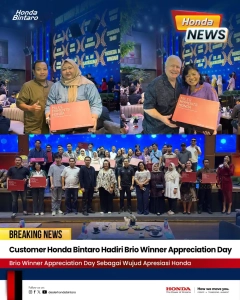 Customer Honda Bintaro Hadiri Brio Winner Appreciation Day